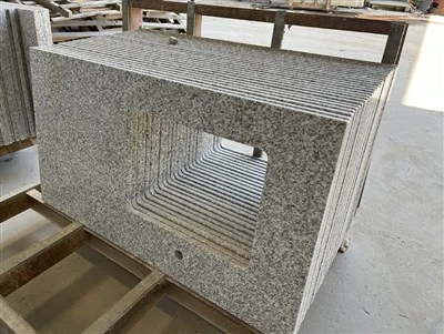 Amerikāņu platīna granīta vanitytop izgatavošana