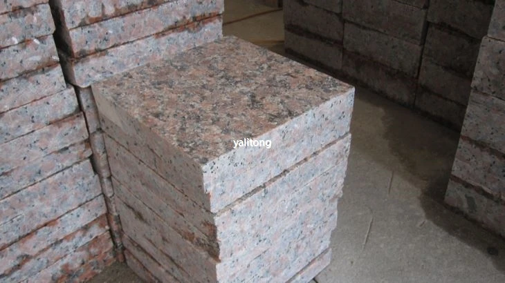 Maple Red Granite flamed tiles