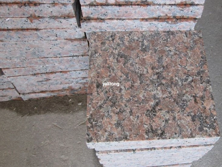 Flamed Maple red granite tiles